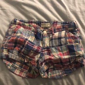 Plaid shorts